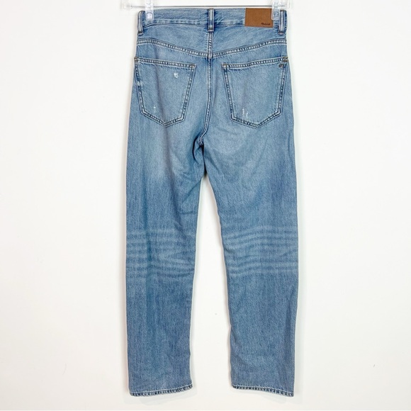 MADEWELL DEAN EASY STRAIGHT JEAN BUTTON FLY MID RISE WOMENS SZ 24 NEW - Picture 5 of 6